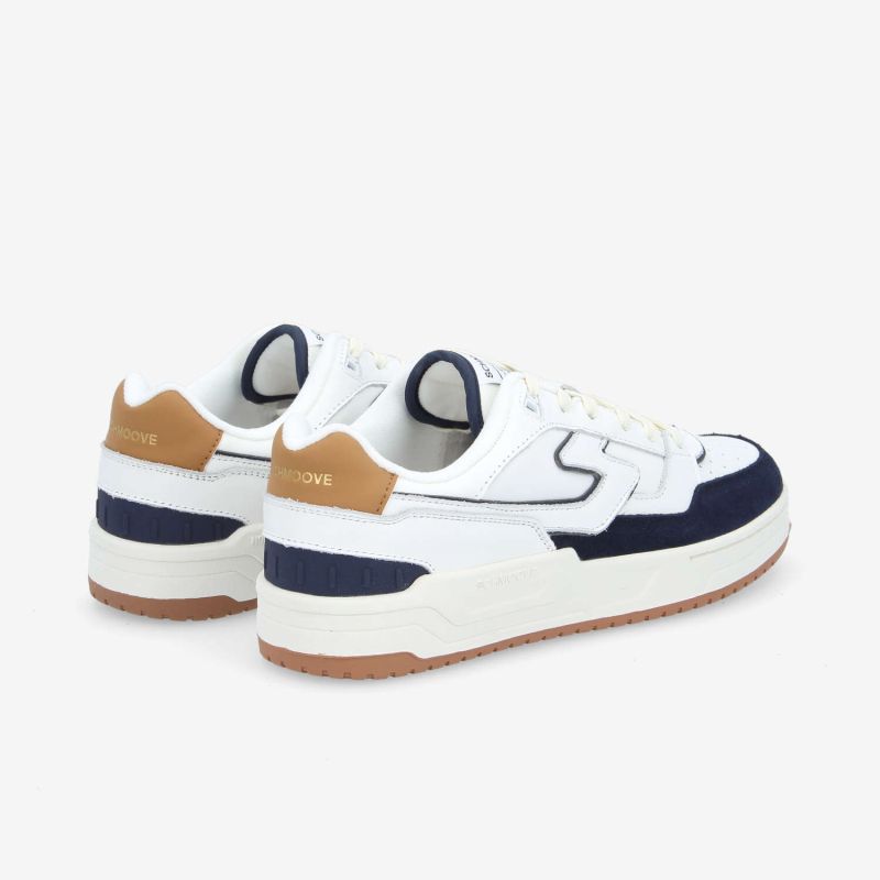 BROOKLYN COURT M - NAPPA/SUEDE/NAP - WHITE/NUTS/NAVY